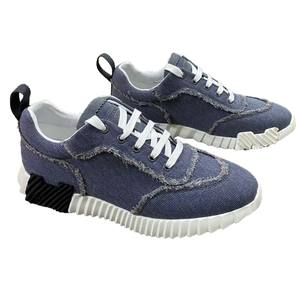 <span class=keywords><strong>Scarpe</strong></span> Sportive Casual Bianche in Denim Lavato con Lacci, Stile Unisex, Fodera in Vera Pelle, Antiscivolo, per Esportazione Uomo - Product Image 5