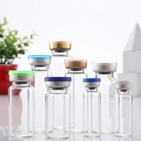 Flacons en verre transparent 3-60 ml pour la médecine esthétique, flacons vides, bouteilles en verre tubulaires, petite capacité, directement de l'usine