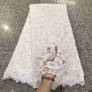 Water Soluble Milk Silk Hollow Peach Lace Fabric <strong>African</strong> for Sewing <strong>Tailors</strong> LT20769 - Product Image 3