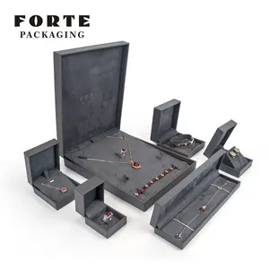 Forte da PU thanh lịch Hộp Vòng đeo tay sang trọng vòng Bangle bao bì hộp nhung tùy chỉnh thiết lập độc hộp