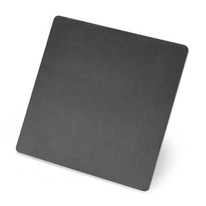 Plateaux de service rectangulaires en pierre naturelle de haute qualité, en pierre de lave noire, pour servir des steaks - Product Image 3