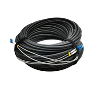 Câble optique assemblé DLC/UPC vers DLC/UPC monomode 2 fibres GYFJH-2G.657A2 blindé LSZH 70m