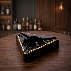 Modern Ceramic Smokeless American Style Rectangular AD Origin <b>Ashtray</b> for Home Bedroom Guest Room Dining Table Restaurant Bar - Product Image 2