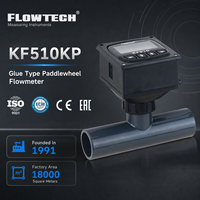 Medidor de Flujo de Agua Totalmente de Plástico con Conexión por Enchufe, Control por Lotes y Alarma de Alta y Baja Presión, Estándar DIN ANSI, IP65, para Tuberías de UPVC y Sistemas de Ósmosis Inversa