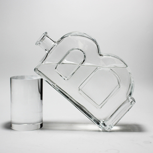 Botella de Vidrio Duradera en Forma de <span class=keywords><strong>B</strong></span> de 750 ml para Whisky, Vodka, Tequila, Ron, Brandy, Ginebra, con Logotipo Personalizado, Venta al por Mayor para Bares y Bebidas - Product Image 4