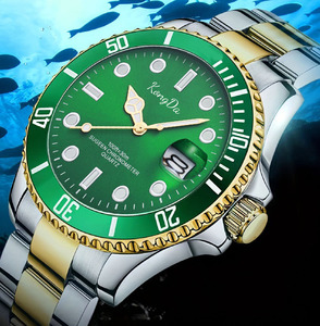 Montre de luxe pour homme avec logo personnalisé, mouvement à quartz en acier inoxydable, étanche 3 ATM, cadran à aiguilles 40 mm, March <span class=keywords><strong>Expo</strong></span> 2026 - Product Image 4