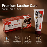 Hei Niu - Cuidado para Restaurar el Color, 70g, Aceite de Oveja Black Bull, Betún para Zapatos de Cuero, Recupera el Color Original del Cuero Desgastado