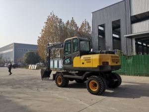 出售8吨和9吨柴油发动机的中国制造轮式挖掘机 - Product Image 5