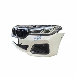Pour 2021-2023 <span class=keywords><strong>BMW</strong></span> Série 5 G30 Ensemble de pare-chocs avant d'occasion de haute qualité avec calandre, capteurs de stationnement de ventilateur de radiateur et phares - Product Image 3