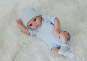 <span class=keywords><strong>Muñecas</strong></span> de bebé reborn de silicona y vinilo <span class=keywords><strong>realistas</strong></span> hechas a mano para niños, juguete para dormir de 10 pulgadas, barato - Product Image 6