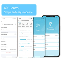 Capteur de présence radar Tuya Zigbee 3.0 MmWave, détection de mouvement statique et micro-mouvement humain, passerelle de domotique requise