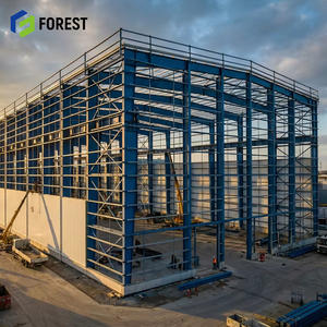 Bâtiments métalliques préfabriqués American Standard pour l'industrie lourde, systèmes d'entrepôts et d'ateliers à ossature en acier - Product Image 1