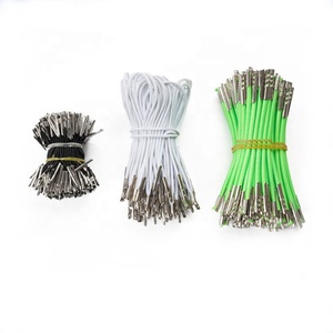 Cuerda elástica de púas 1,5mm 30cm Cuerda elástica blanca negra con extremos de metal para protección facial Cuerda elástica para sujetar el producto YRS53 - Product Image 5