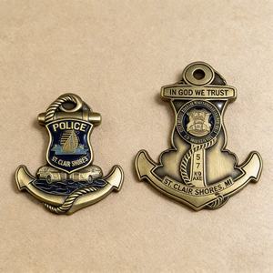 เหรียญรางวัลโลหะผสมสังกะสีเคลือบสีและเคลือบอบแบบกำหนดเอง ลายนูน 3 มิติ เหมาะสำหรับการสะสมขององค์กรในยุโรปและอเมริกา - Product Image 6