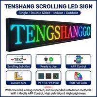 Module LED RGB d'affichage publicitaire double face (avant et arrière) étanche de haute qualité P5 pour extérieur 320x160mm