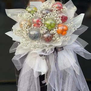 Grid Mesh Floral Wrapping Net Hard Yarn Net Liner For Bouquet Gift Wrapping Outer Layer Flower Shop Supplies - Product Image 3