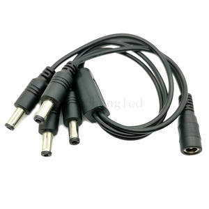 12-36V 5.5Mm * 2.1Mm 5.5*2.5Mm 1 untuk 8 Cara Power Splitter Kabel 12V 22AWG DC Extender Cord Male Kabel 1 untuk 2 Konektor DC - Product Image 3