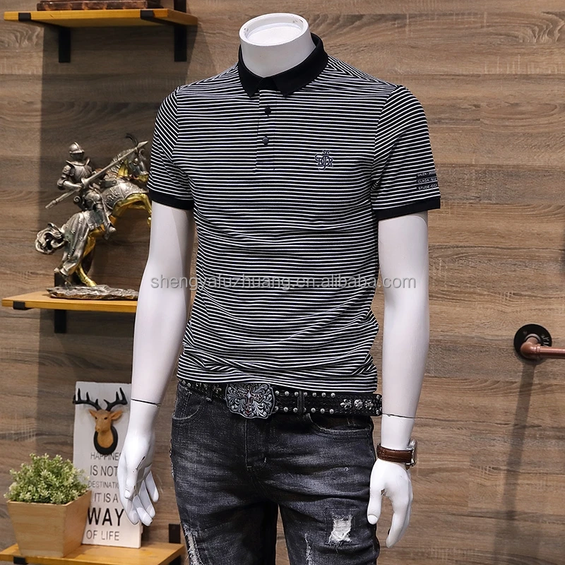 Wholesale Cotton Plain Blank Casual Quick Dry Breathable Short Sleeve Men Clothes comfortable Print Golf Polo Tee Shirts