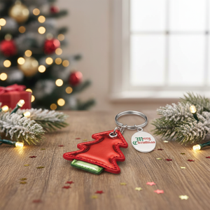 Portachiavi in Legno a Forma di Albero di Natale - Product Image 3