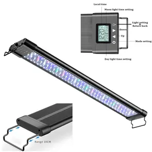 75cm 40W LED Programmable Aquarium Light Timer Water Grass Lamp WRGB Fish Tank Light