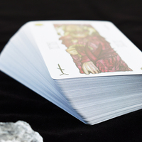 Jeu de cartes Oracle personnalisable en gros, fabriqué en usine, avec logo imprimé CMYK/PMS/estampage or/argent, certifié CE, en papier, type Tarot