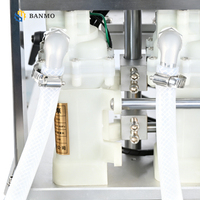 BANMO Nouvelle Machine de Remplissage Pneumatique à Double Tête avec Pompe à Diaphragme pour Vin, Alcool, Eau – Modèle de Bureau