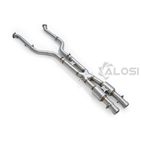 Untuk BMW M3 E90 E92 E93 S65 4.0L 2007-2013 X-Pipe Midpipe Dengan Sport Cats T304 Stainless Steel Pipa Knalpot Performa Tinggi