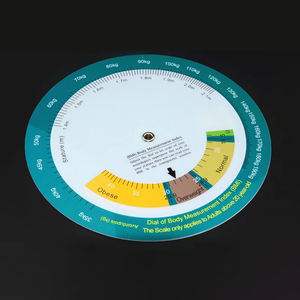 Medico goniometro BMI sano righello promozione medicina righello PVC grande dimensione BMI ruota calcolatrice - Product Image 4