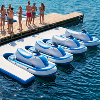 Équipement de divertissement aquatique de haute qualité, jet ski gonflable électrique