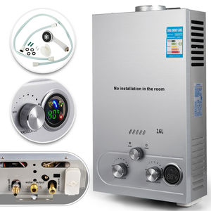 16L thép không gỉ tankless Máy nước nóng khí đốt tự nhiên & LPG ngay lập tức nồi hơi điện nguồn - Product Image 2