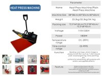 Semi-Automático Excepcional Manual Heat Press Machine para T-Shirt Couro Impressão Negócios Embossing Hot Stamping Plate Novo