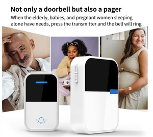 <span class=keywords><strong>Timbre</strong></span> inalámbrico para exteriores, botón <span class=keywords><strong>pulsador</strong></span> impermeable, No se requiere batería, Panel autoalimentado acrílico, 38 canciones, <span class=keywords><strong>timbre</strong></span> de puerta - Product Image 6