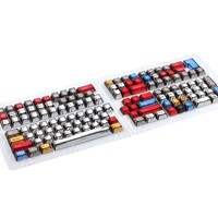 Capuchons de touches PBT style dessin animé, motif graffiti effet dégâts de guerre, par sublimation, pour clavier mécanique électrique