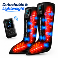 Eveekon 2026 Nouvelles bottes de récupération sportives à compresseur d'air pour massage des jambes, bottes de récupération pour athlètes à 5 chambres avec USB-C