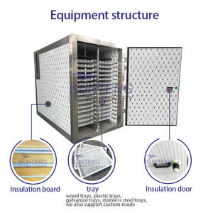 Séchoir à froid 80 plateaux petite machine de séchage de fruits de déshydratation de refroidissement pour orange myrtille tranche de pêche sèche fabrication de figues de papaye séchées - Product Image 2