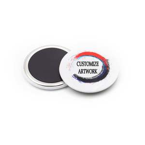 Factory Custom <b>Magnetic</b> Diameter 32mm 44mm 56mm 58mm 75Mm Round Circle Event Souvenir Refrigerator Tin <b>Plate</b> Fridge Magnets - Product Image 3