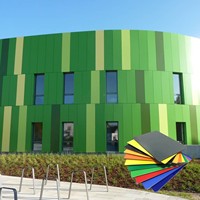 Panneaux composites en aluminium, finition PVDF, panneau composite en aluminium Alucobond, feuille ACP pour l'extérieur
