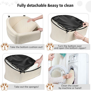 Siège d'auto de luxe pour chien, sac de canapé pour animaux de compagnie, marque privée, <span class=keywords><strong>rehausseur</strong></span> de sécurité de voyage, housse de siège arrière de lit - Product Image 3