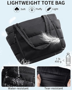 QET1102 Juego <span class=keywords><strong>de</strong></span> Bolsos 2 en 1 Personalizado, Bolso Tote Acolchado para Mujer, Bolso <span class=keywords><strong>de</strong></span> Mano Ligero para el <span class=keywords><strong>Trabajo</strong></span>, Bolso <span class=keywords><strong>de</strong></span> Hombro Acolchado para la Escuela, Viajes y Gimnasio - Product Image 5