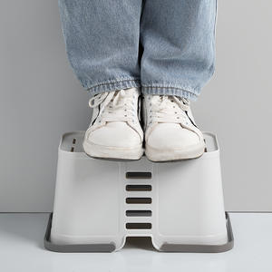 Cesta de almacenamiento de mano de estilo simple para dormitorio de estudiantes suministros de baño organización de artículos de tocador - Product Image 4