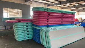 LDK Équipement <span class=keywords><strong>de</strong></span> sport Tapis <span class=keywords><strong>de</strong></span> culbutage <span class=keywords><strong>gonflable</strong></span> et trampoline 15mm d'épaisseur 1200cm <span class=keywords><strong>de</strong></span> longueur <span class=keywords><strong>Piste</strong></span> d'air arc-en-ciel multicolore - Product Image 4