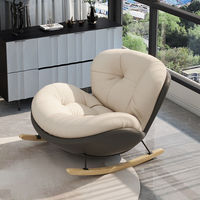 Chaise berçante moderne en tissu Mobilier canapé confortable pour le salon style de vie