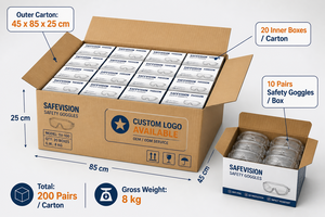Occhiali di sicurezza per uomo e donna ANSI Z87 con lenti trasparenti, antiappannamento, nasello regolabile morbido, resistenti agli urti, <span class=keywords><strong>uvex</strong></span> - Product Image 6