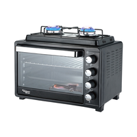 Cuisinière à Gaz GPL 30L avec Four Multifonctionnel Commercial de Comptoir, Four de Ménage Extérieur avec Réchaud à Gaz