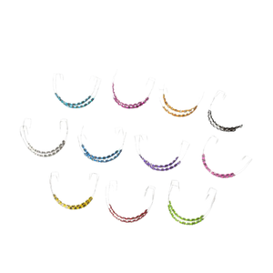 Modèle de démonstration orthodontique en métal en forme de U avec perles pour l'enseignement dentaire - Product Image 1