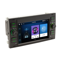 Lecteur multimédia de voiture 7 pouces pour Ford Transit avec CarPlay/Android Auto/Mirrorlink sans fil, GPS, éclairage couleur, FM RDS, Bluetooth