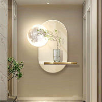 Lampe d'art mural peinture à lumière LED de luxe contemporaine Art mural de couloir contemporain tridimensionnel