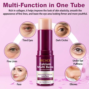 บาล์มแคลเซียม YECUCE ลดเลือนริ้วรอย บำรุงผิวกระจ่างใส ฟื้นฟูผิว แคลเซียมวอลลูม มัลติบาล์มสติ๊ก สำหรับดูแลผิวหน้า รอบดวงตา และริมฝีปาก - Product Image 4