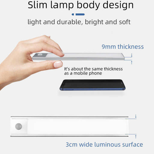 Luce per Armadio Ricaricabile Wireless con Sensore di Movimento, 54 <span class=keywords><strong>LED</strong></span>, Illuminazione <span class=keywords><strong>Sottopensile</strong></span> con <span class=keywords><strong>Pannello</strong></span> <span class=keywords><strong>LED</strong></span> in Alluminio Super Luminoso - Product Image 3