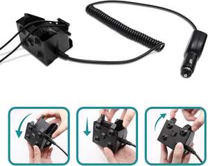 NNTN8525A Travel <b>Charger</b> with VPA Adaptor for Two Way Radio DP2600 DP4800 XPR7550 DGP8550 DP4400 MOTOROLA Walkie Talkie - Product Image 4